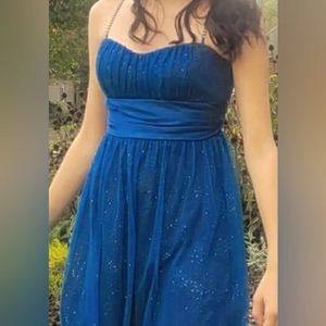 Dark blue short homecoming dress